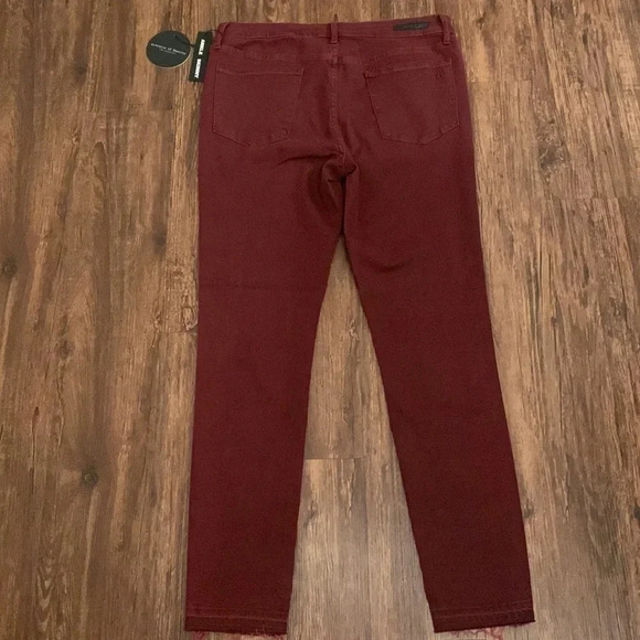 Articles of Society Jeans Sarah Skinny Ankle Burgundy NWT - Picture 3 of 15